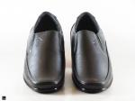 Men's formal leather slip-on shoes - 4