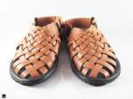Leather Mesh sandals for men - 1