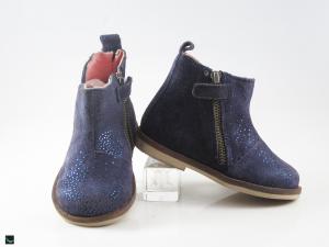 Stylish kids shoes in blue
