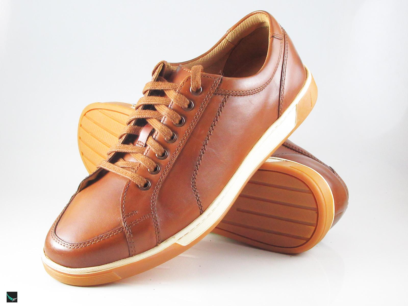 Men's Leather Sneakers - 4499 - Leather Collections On Frostfreak.com