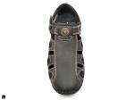 Mens slipper shoes In Brown Oil-Pullup - 5