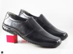 Daily wear office black cut shoes - 2