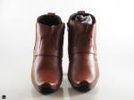 Men's brown leather comfort latest boots - 3