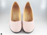 Heel type sandals in light pink - 4