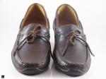 Men's casual leather loafers - 5