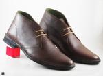 Men's attractive formal leather boots - 3