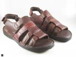 Comfortable  slippers  in brown - 1