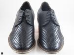Men's casual leather loafers - 5