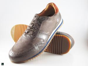 Ruf n tuf greyleather casual shoes