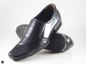 Daily wear office black cut shoes