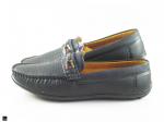 Drive in Loafers with buckle on Toe for big men in Black - 5