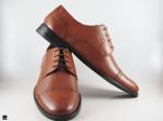 Brown formal office shoes - 4