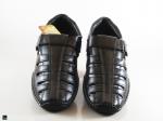 Men's mesh formal leather loafers - 2