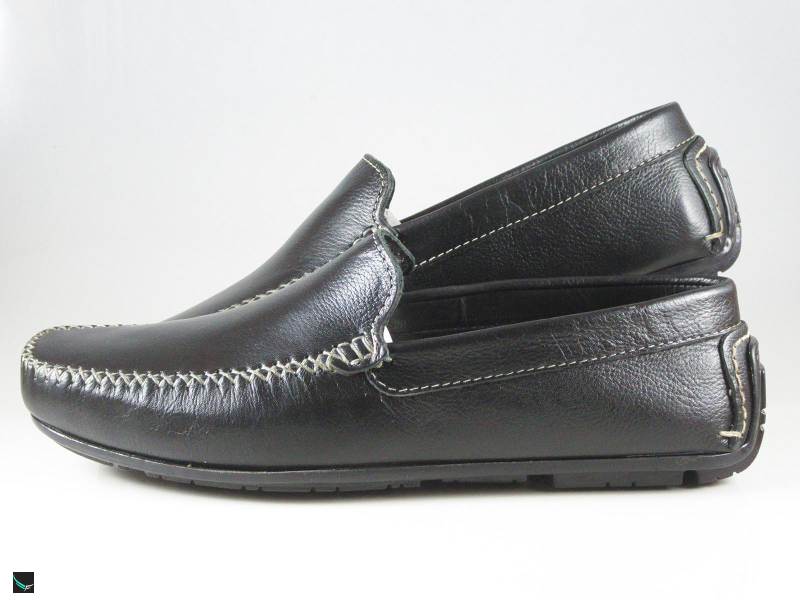 Stylish Mens Black Leather Loafers - 4722 - Leather Collections On ...
